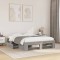 vidaXL Cadru de pat, gri sonoma, 120x190 cm, lemn prelucrat 3295518