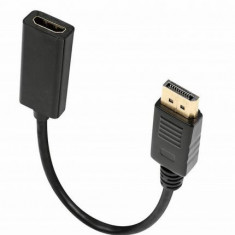 Cablu adaptor HDMI mama - Displayport tata 0.2m Well