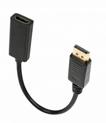 Cablu adaptor HDMI mama - Displayport tata 0.2m Well foto