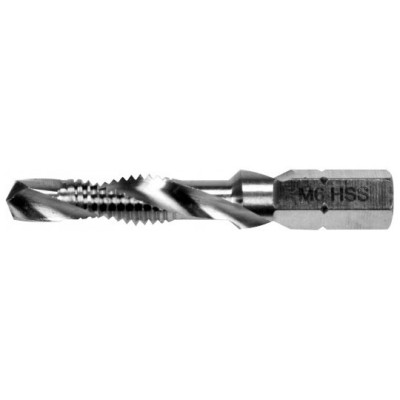 YATO Burghiu tarod, hex 1/4&amp;amp;quot;, dimensiune M6, pasul filetului 1mm foto