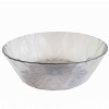 Bol Pufo Ellegant pentru prajituri, torturi, fructe, aperitive, 22 cm, fumuriu