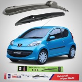 Cumpara ieftin Ștergătoare Peugeot 107 3 uși (2005&ndash;2009) Flat | Set Complet &ndash; TeamCar&reg;