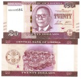 Liberia 20 Dolari 2022 P-37 UNC