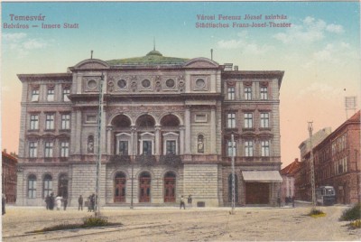 Timisoara Temesv&amp;aacute;r Belv&amp;aacute;ros V&amp;aacute;rosi Teatru Ferenc J&amp;oacute;zsef sz&amp;iacute;nh&amp;aacute;z ND foto