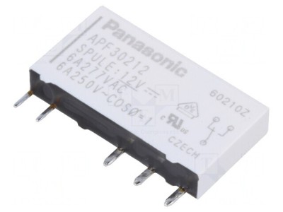 Releu Electromagnetic SPDT 12V 6A foto