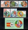 CUBA 1981 - SPORT , FOTBAL C.M. SPANIA COLITA + SERIE COMPLETA ,NESTAMPLITE, Nestampilat