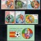 CUBA 1981 - SPORT , FOTBAL C.M. SPANIA COLITA + SERIE COMPLETA ,NESTAMPLITE