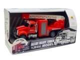 Macheta camion pompieri cu sunet si lumina 1/36