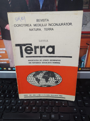 Terra Revista ocrotirea mediului &amp;icirc;nconjurător, natura nr. 3-4 iul.-dec. 1988 014 foto