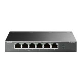 SWITCH PoE TP-LINK 6 porturi 10/100Mbps (4 PoE+), IEEE 802.3af/at, carcasa metalica &quot;TL-SF1006P&quot; (timbru verde 2 lei)