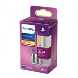 Bec LED vintage Classic T25L, E14, 4.5W (40W), 470 lm, lumina alba calda (2700K), Philips