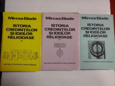 ISTORIA CREDINTELOR SI IDEILOR RELIGIOASE -MIRCEA ELIADE - 3 volume foto