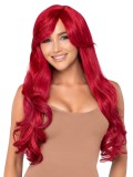 Peruca Leg Avenue Long Wavy Wig Rosu, 68 cm