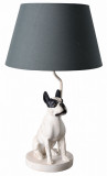 Lampa de masa cu un terier alb cu negru CW258, Veioze