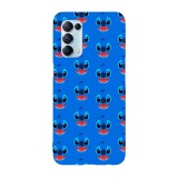 Husa compatibila cu Oppo A55, Viceversa, model Stitch pattern, Silicon, TPU, Transparent, Carcasa