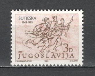 Iugoslavia.1983 40 ani batalia de la Sutjeska-Desen SI.566