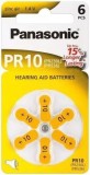 Baterii aparate auditive zinc-air V10 HA10 PR10 PR70 Panasonic 6buc