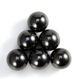 Cumpara ieftin Magneti sferici ceramici antistres, bila neagra lucioasa, set 6 bucati, diametru 24.5 mm