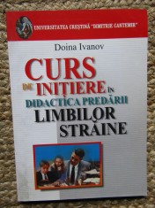 Doina Ivanov - Curs de initiere in didactica predarii limbilor straine