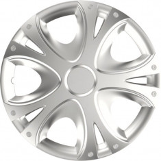 Capace roti auto Dynamic 4buc - Argintiu - 16'' VER1607