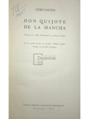 Miguel de Cervantes - Don Quijote de la Mancha (Editia: 1965) foto