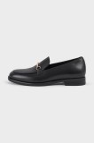 Vagabond Shoemakers mocasini de piele HEIDI femei, culoarea negru, cu toc plat, 5909-101-20