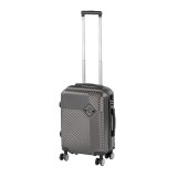 Bagaj de mana Leziter TraveLux Pro 40x30x20 cm, roti detasabile, gri