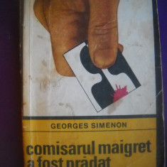 HOPCT COMISARUL MAIGRET A FOST PRADAT -GEORGES SIMENON 1969 / 149 PAGINI