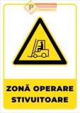 Indicator pentru zona de operare stivuitoare