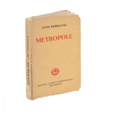 Liviu Rebreanu, Metropole, 1931, cu dedicație pentru M. Barasch