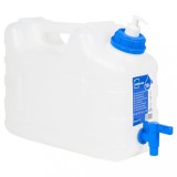 VidaXL Recipient de apă cu robinet și dozator de săpun, 10 L, plastic