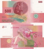 Comore 500 Francs 2020 UNC Bancnota Africa