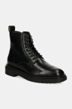 Gant ghete de piele Boggar barbati, culoarea negru, 29641738 G00