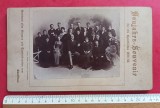 Actorii teatrului din Sibiu Hermannstadt 1892 foto pe carton