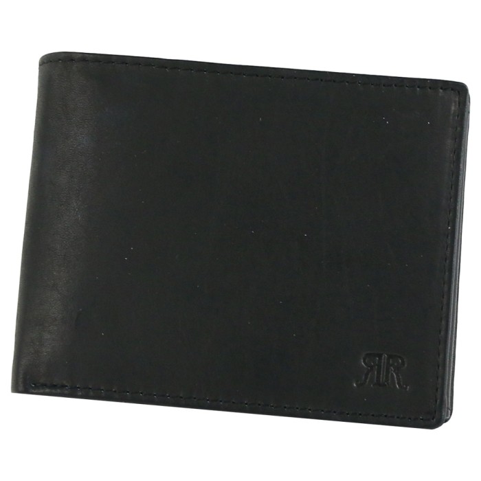 Portofel barbati din piele naturala 12&times;9.5 CM, negru, Range
