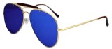 Ochelari de soare Aviator Outdoorsman Albastru - Auriu