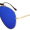 Ochelari de soare Aviator Outdoorsman Albastru - Auriu
