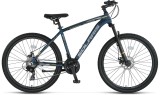 Bicicleta MTB Umit Solaris, 21 viteze, culoare albastru indigo portocaliu roata 26 , frana disc