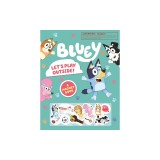 Bluey: Let's Play Outside!: A Magnet Book