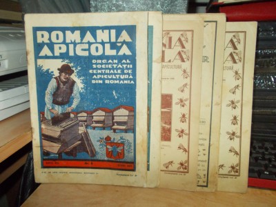 ROMANIA APICOLA ( 4 NR. ) + BULETINUL APICULTORILOR ( 1 NR. ) - 1935-1937 foto