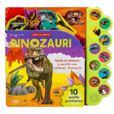 Bebe învață. Dinozauri. Carte cu sunete - Board book - *** - Litera mică