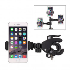 Set prindere clema tip cleste si suport telefon Samsung Iphone Huawei etc foto