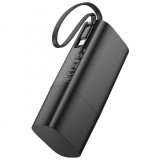 Baterie Externa HOCO J148 2in1, 5000mAh, 20W, PD, 2 x USB-C, Neagra