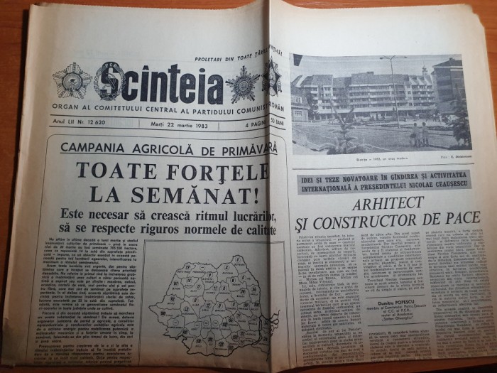 scanteia 22 martie 1983-art.filatura in si canepa falticeni