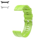 Curea din silicon compatibila cu Samsung Galaxy Watch Ultra, Lizard Green