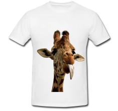 Tricou &amp;quot; Girafa cu limba scoasa &amp;quot; foto