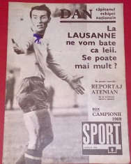 Revista SPORT nr. 8 aprilie 1969 (prezentare FC ARGES PITESTI; Campionatele Nationale de BOX)