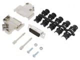 Conector D-Sub HD 26-Pin Tată Unghi 45&deg; Lipire Gold