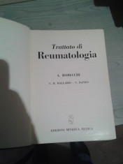 TRATTATO DI REUMATOLOGIA-A.ROBBECHI,C.B BALLABIO,V.DANEO foto