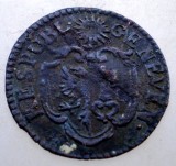 G.350 ELVETIA CANTON GENEVA 9 DENIERS/3 QUARTS 1775, Europa